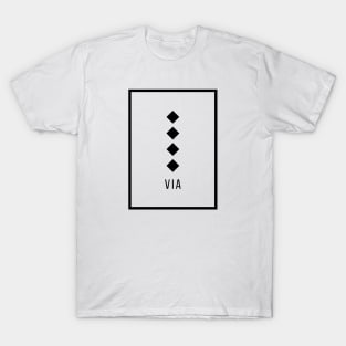 Via Geomantic Figure T-Shirt